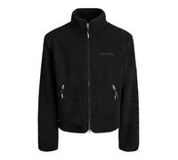 Jack & Jones - Pile nero con zip bidirezionale L