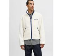 Jack & Jones - Giacca teddy color ocean cavern-Blu XXL