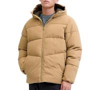 Jack & Jones Global Padded Jacket Beige L Uomo