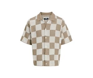 JACK & JONES Giacchetta 'Jcoathletico' camello / beige scuro Uomo JACK & JONES L