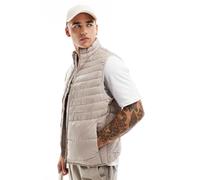 Jack & Jones - Gilet imbottito bianco sporco ripiegabile XS