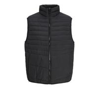 JACK & JONES Gilet trapuntato Male, Nero, XL