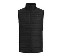 JACK & JONES Gilet trapuntato, taglie forti, Nero, XXXXXXL