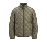 Jack&Jones giubbino imbottito reversibile verde grigio