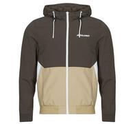 Jack & Jones Giubbotto JJERUSH HOOD BOMBER in Beige EU M