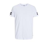 JACK & JONES Graphic Tee, Maglietta a Maniche Corte Uomo, Bianco (White Fit:REG), Medium
