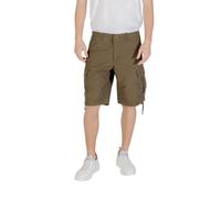 Jack Jones Green Cotton Bermuda Shorts - IT44 | S