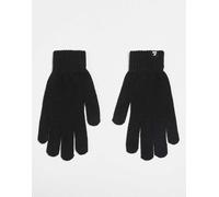 Jack & Jones - Guanti in maglia neri-Nero One Size