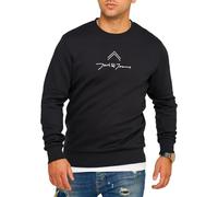 JACK & JONES Infinity Matteo - Felpa da uomo, taglia L, colore: Nero, Nero , L