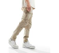 Jack & Jones Intelligence Pantaloni cargo ampi JPStace JJTucker beige slavato neutro W33 L30