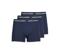 JACK & JONES Boxer 'Anthony' blu scuro / bianco, Taglia XXL