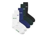 JACK & JONES Jacbasel Solid Socks 5 Pack, Marshmallow, Taglia unica