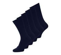 JACK & JONES Calze da Uomo, Confezione da 5, Blu (Navy Blazer), 41-46 EU