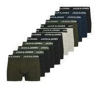 JACK & JONES Jacbenja Trunks 12 Pack, Nero, XL Uomo