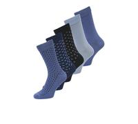 JACK & JONES Jacditsy Socks 5 Pack Calzini, Blu Medievale, Confezione: Bijou Blue - Sky Capitan - Bijou Blue - Mountain Spring, Taglia Unica Uomo
