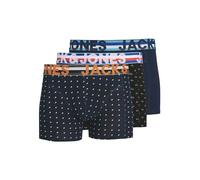 JACK & JONES Jachenrik Trunks 3 Pack Noos Boxer, Multicolore (Navy Blazer), XX-Large Uomo