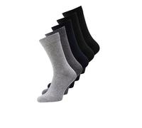 JACK & JONES UomoCalzino 'JACJENS' Marino / Grigio Chiaro / Nero, Taglia Taglia unica,