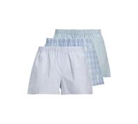 JACK & JONES Jacmilano Woven Boxers 3 Pack Noos, Chambray Blue, L (Pacco da 3) Uomo