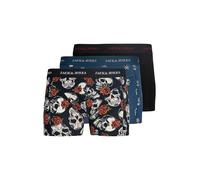 JACK & JONES Jacmurphy Skull Trunks 3 Pack, Titanio, XL (Pacco da 3) Uomo