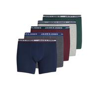 Confezione da 5 boxer grandi Jack & Jones Jacoliver Trunks Gris 4XL
