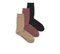 JACK & JONES Jacordinary Socks 3 Pack Noos, rosso tibetano, Taglia unica