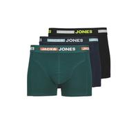 JACK & JONES Boxer 'JACScott' navy / smeraldo / arancione / nero, Taglia S