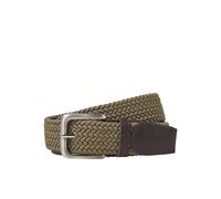 JACK & JONES Jacspring Woven Belt Noos Cintura, Oxford Tan, 80 cm Uomo