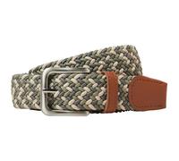 JACK & JONES Jacspring Woven Belt Noos Cintura, Verde Iceberg. Dettagli: Misto, 100 cm Uomo