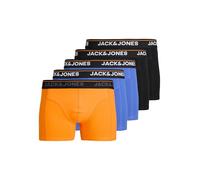 JACK & JONES Jactheodore Solid Trunks 5 Pack, Beaucoup Blue, S (Pacco da 5) Uomo