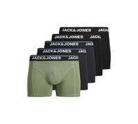 JACK & JONES Jactimothy Solid Trunks 5 Pack, Spruzzo di Mare, L (Pacco da 5) Uomo