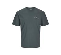 JACK & JONES Jcoalpha Back Tee SS Crew Neck T-Shirt, Urban Chic, M Uomo
