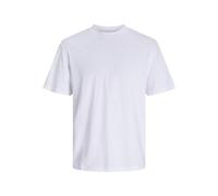 JACK & JONES Jcoblurfloor Tee SS Crew Neck T-Shirt, Bianco, XS Uomo
