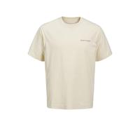 JACK & JONES Jcocalma Back Print Tee SS Crew Neck, Sweet Corn, XL