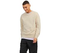 JACK & JONES Jcoclassic Twill Sweat Crew Neck Noos Maglione, Raggio di Luna, L Uomo