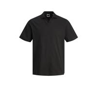 JACK & JONES Jcocollective Label-Polo SS, Nero, M Uomo