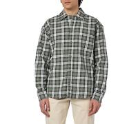 Jack & Jones JCOCOLLECTIVE Zac Check Overshirt LS, Agave Green, S