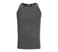 JACK & JONES Jcoconcrete Washed Rib Canottiera, Asfalto, M