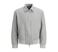 JACK & JONES Jcocover Bomber Jacket, Grigio Melange, X_L, Grigio, x_l