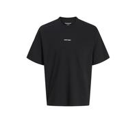 JACK & JONES Jcocover Script Back Tee SS Crew Neck, Nero, S