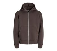 JACK & JONES Jcocover Scuba Sweat Zip Hood Noos, Guarnizione Marrone, S Uomo