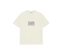 JACK & JONES Jcodynamic Branding Tee SS Crew Neck Fst, Sweet Corn, M