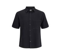 JACK & JONES Jcodynamic Waffle - Maglietta SS Se25, Nero, S