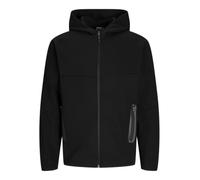 Jack & Jones Giacca di felpa JCOFusion tecnica nera con cappuccio e zip Uomo XS