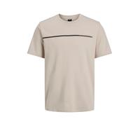 JACK & JONES Jcofusion Full Branding Tee S Crew Noos, Raggio di Luna, S