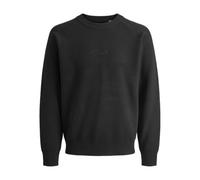 JACK & JONES Jcofusion Knit Crew Neck, Nero, M Uomo