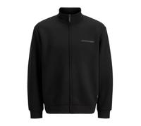 JACK & JONES Jcofusion Scuba Sweat Zip High Neck Noos, Nero, XL