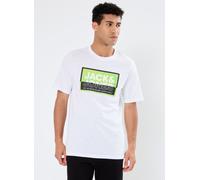 Jack & Jones - JCOLOGAN SUMMER PRINT TEE CREW NECK FST Bianco - Abbigliamento L Bianco