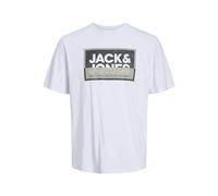 JACK & JONES JCOLOGAN Tee SS Crew Neck SS24 Jnr, Bianco, 14 Anni