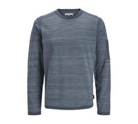 JACK&JONES JCOMACE Knit Crew Neck SMU, Midnight Navy/Dettagli: mélange, M