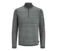 JACK&JONES JCOMACE Maglia Mezza Zip SMU, Urban Chic/Dettagli: mélange, S